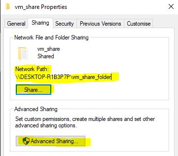 Share Properties