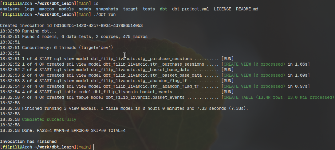 dbt CLI