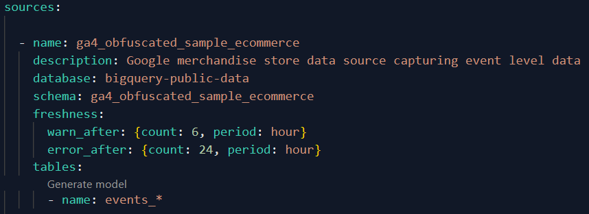 dbt data freshness check