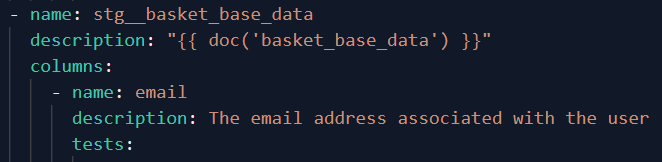 dbt document block insertion